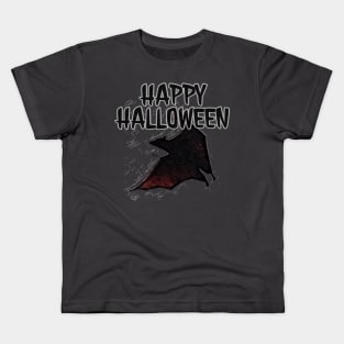 Happy Halloween Bat #2 Kids T-Shirt